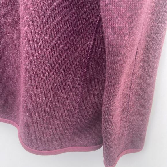 Patagonia Purple Quarter-Zip Fleece woman's Pullover sweater jacket - Picture 5 of 10